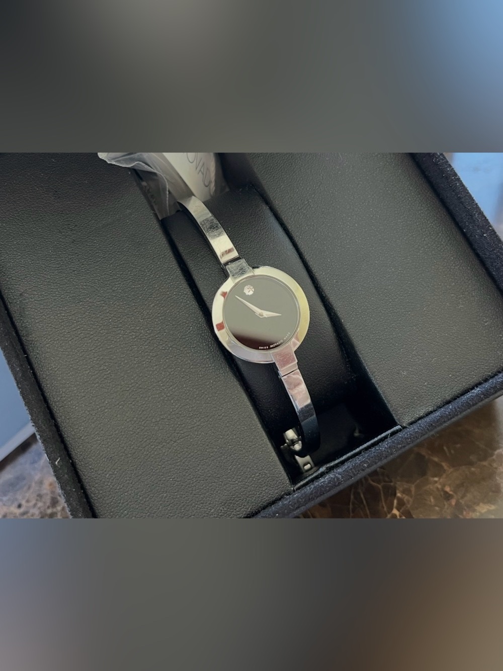Movado Stainless Steel Bangle Watch